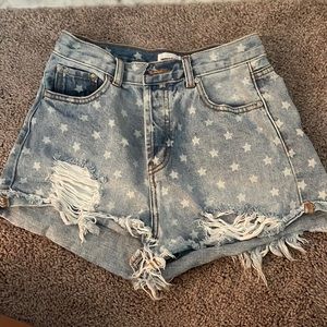 Superdown Star Jean Shorts